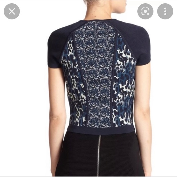 Parker Animal Print Knit Top - Picture 2 of 8